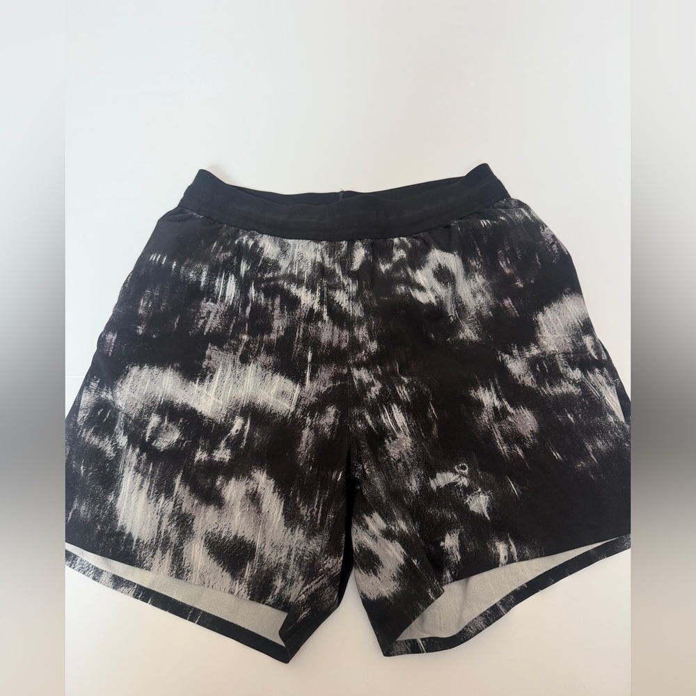 All in Motion Black and White Athletic Shorts